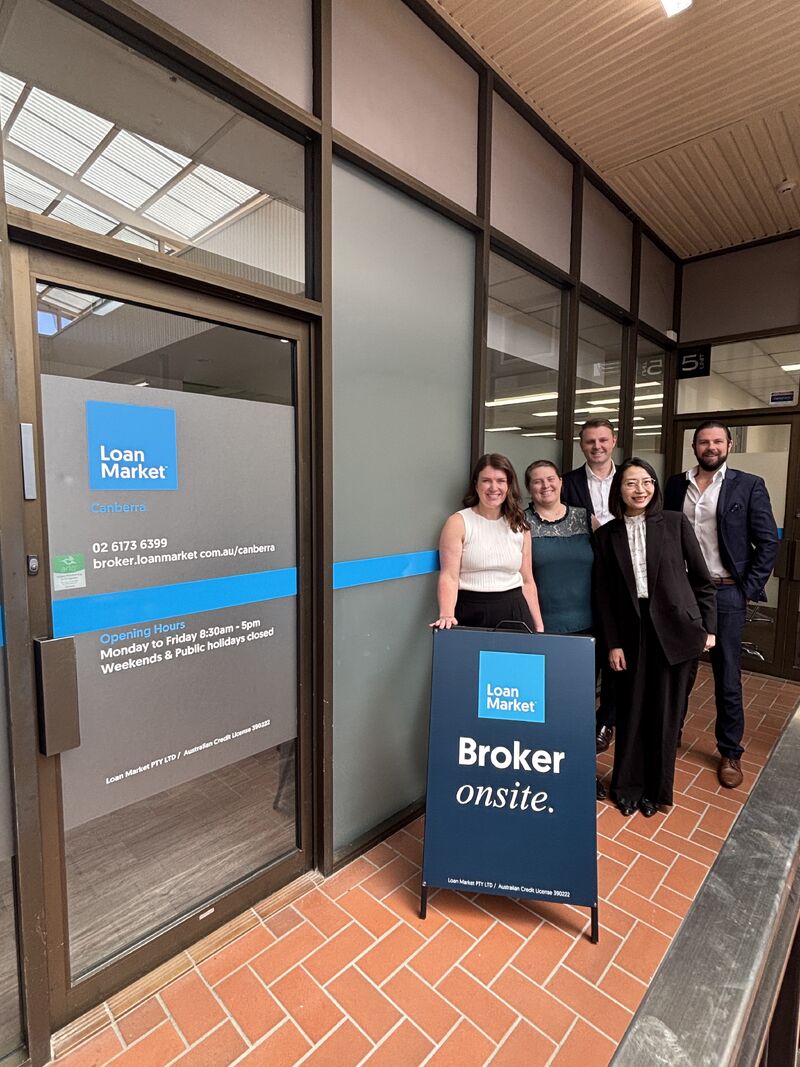 Team at Loan Market office in Canberra.